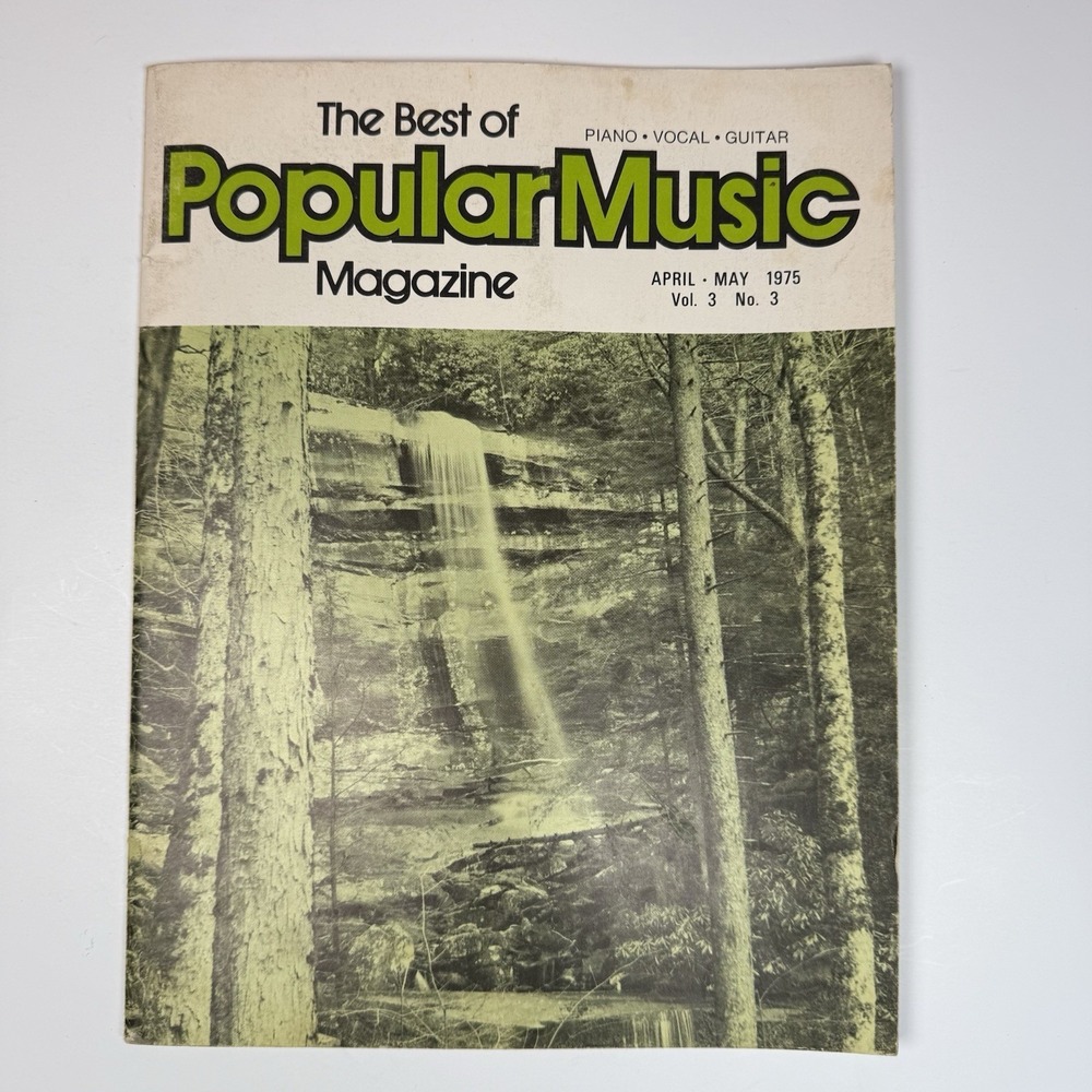The Best Of Popular Music Magazine Apr May 1975 Vol 3 #3 Piano Vocal Guitar Vtg - Picture 1 of 4